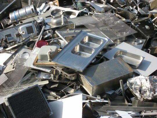 Beispiel von Edelstahlschrott Beispiel von Edelstahlschrott