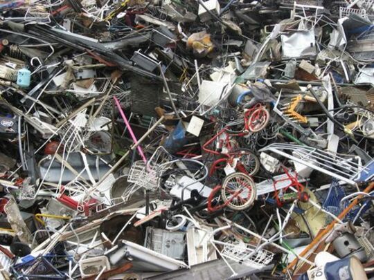 Beispiel von Schredderschrott Beispiel von Schredderschrott